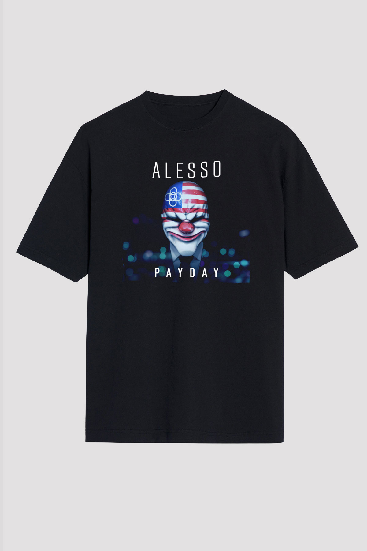 Alesso Siyah Unisex Tişört T-Shirt - TişörtFabrikası