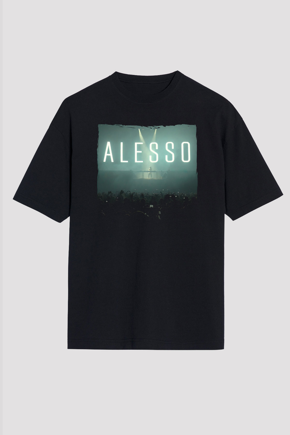 Alesso Siyah Unisex Tişört T-Shirt - TişörtFabrikası