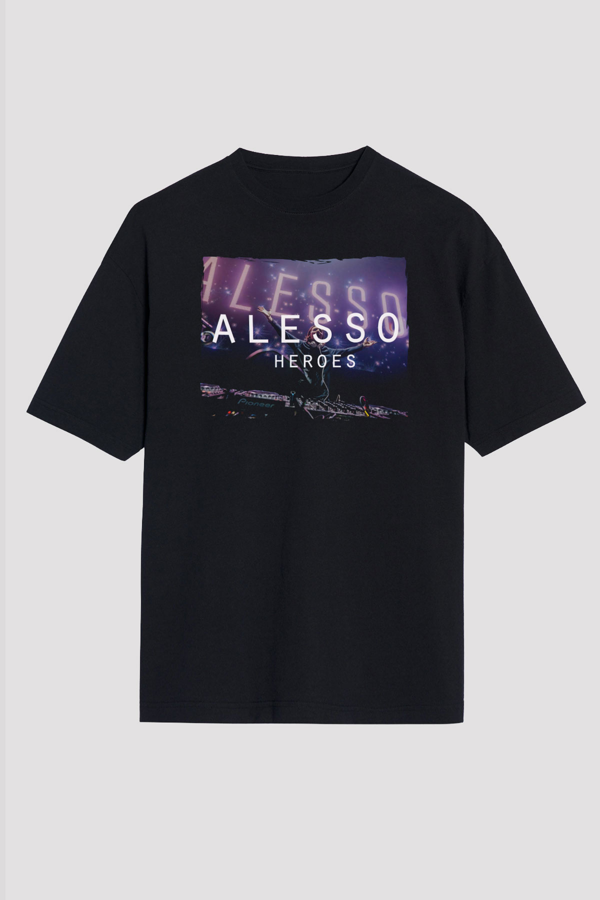 Alesso Siyah Unisex Tişört T-Shirt - TişörtFabrikası
