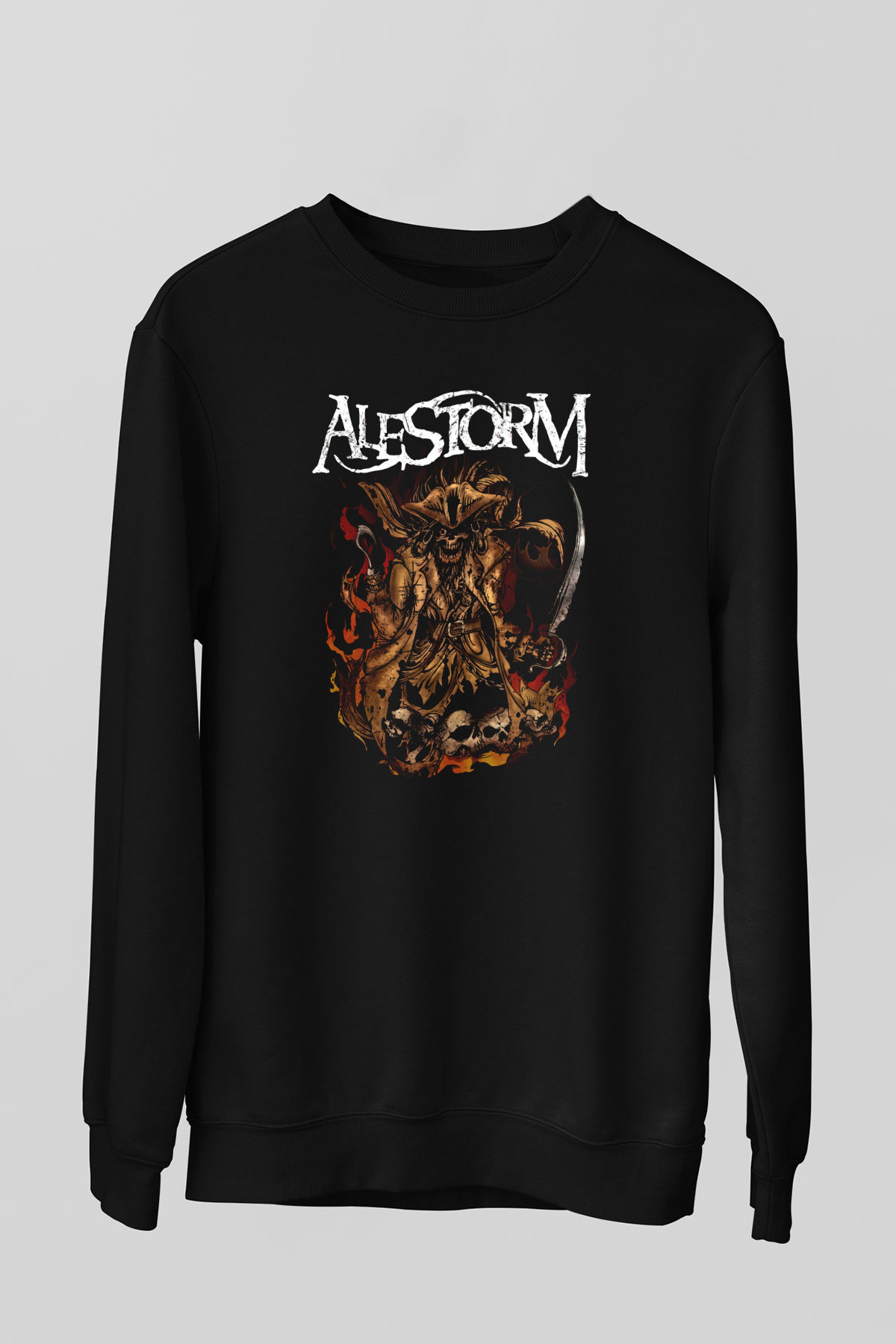 Alestorm Siyah Unisex Sweatshirt