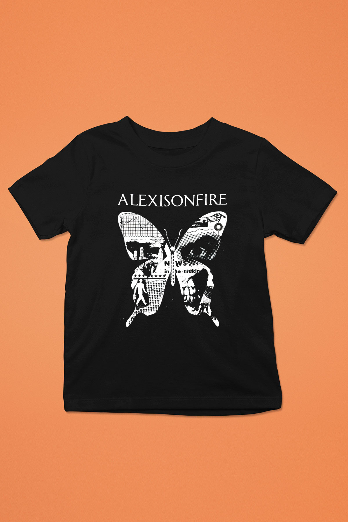Alexisonfire Baskılı Siyah Unisex Çocuk Tişört