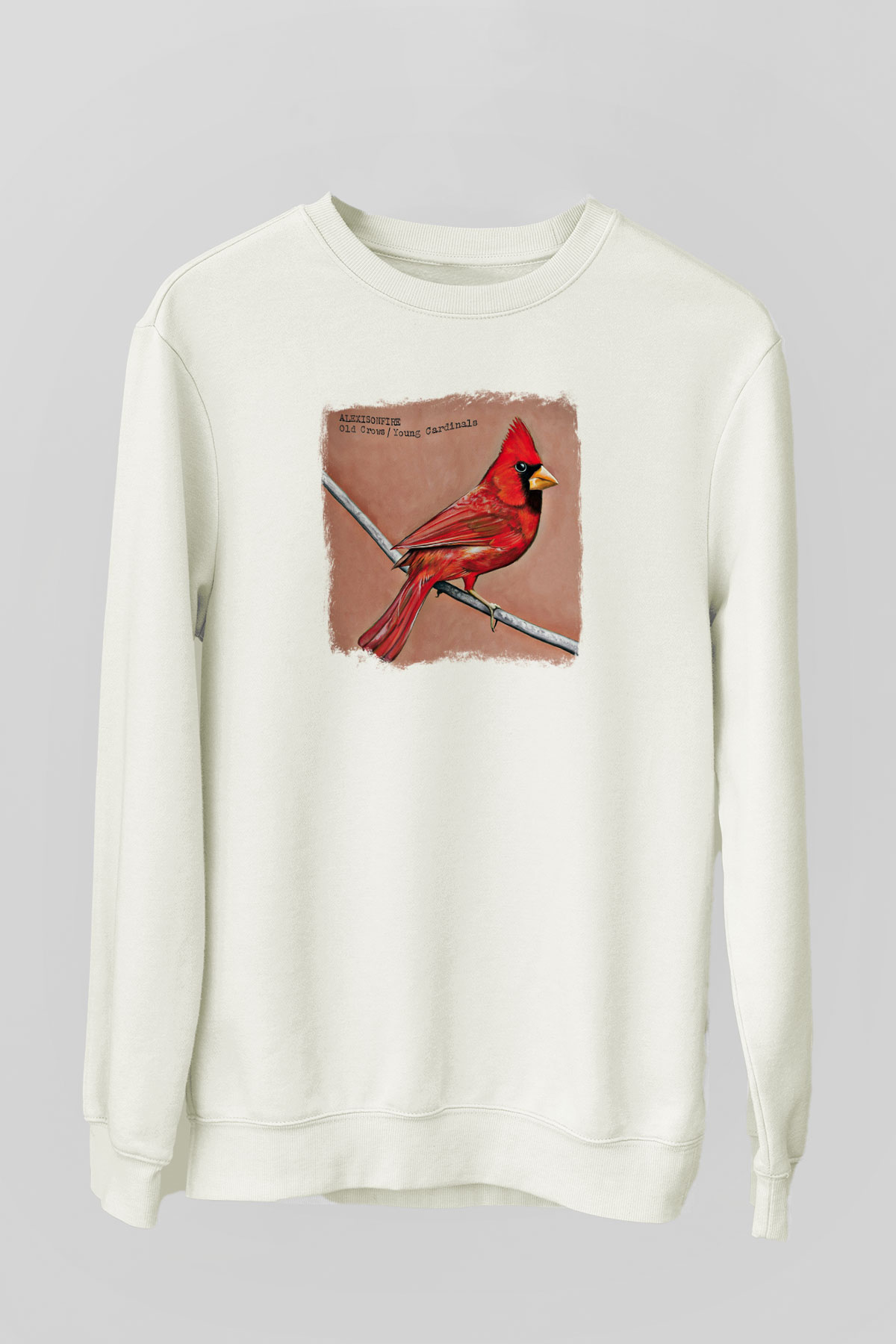 Alexisonfire Baskılı Unisex Beyaz Sweatshirt