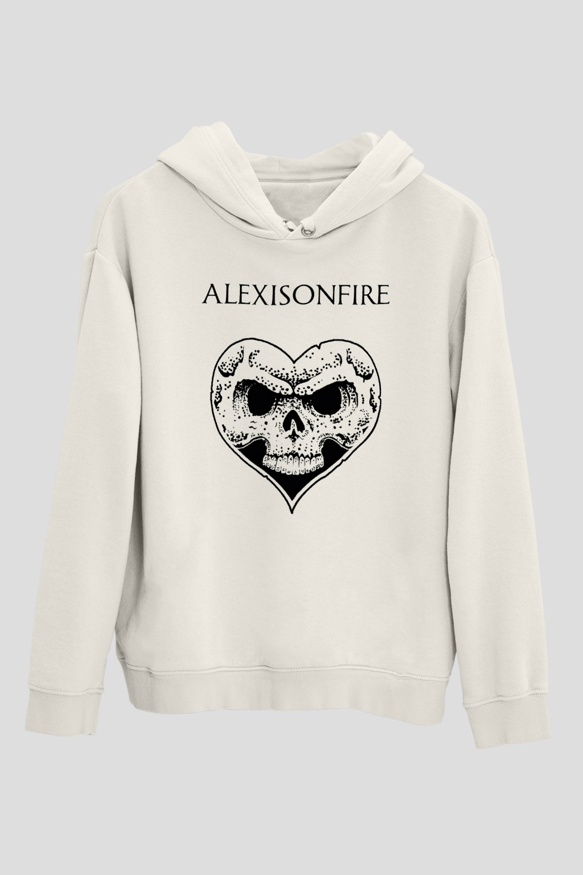 Alexisonfire Beyaz Unisex Kapşonlu Sweatshirt
