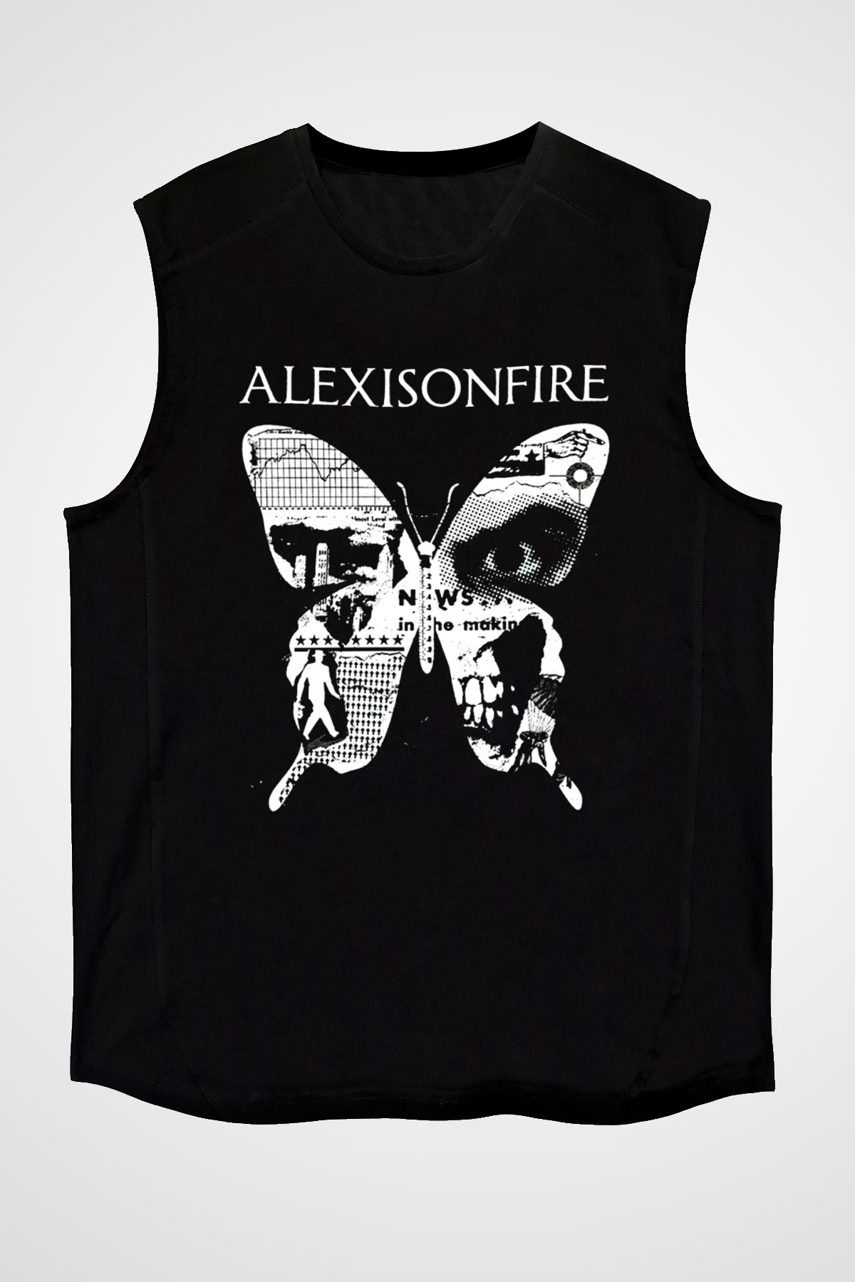 Alexisonfire Siyah Unisex Kolsuz Tişört