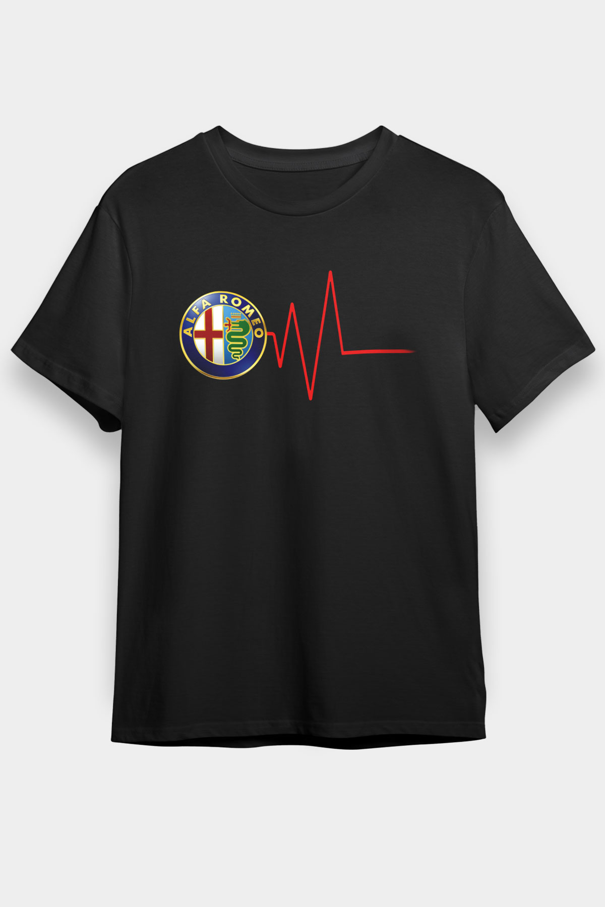 Alfa Romeo Siyah Unisex Graphic Tee - STREETWEAR