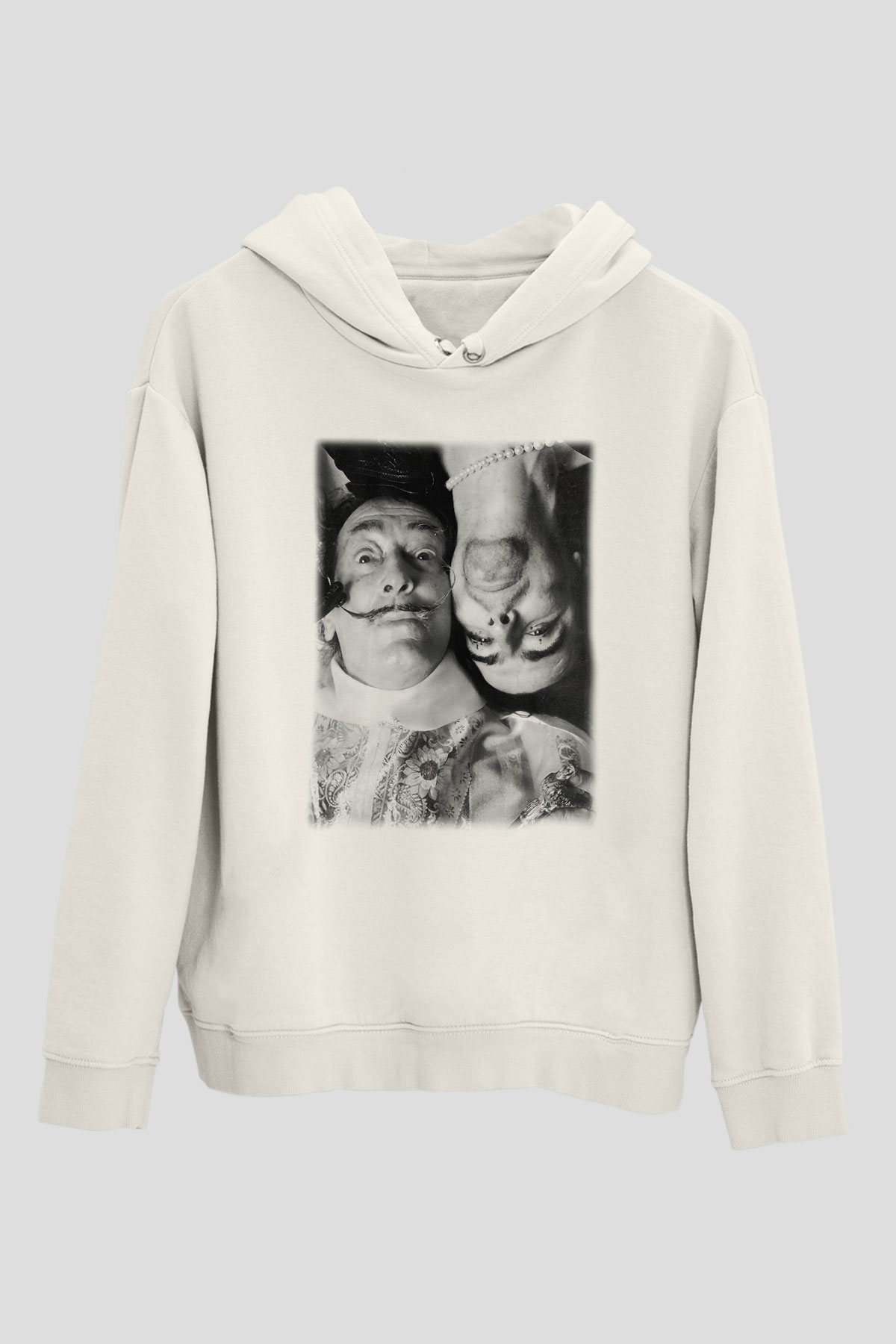 Alice Cooper Beyaz Unisex Kapşonlu Sweatshirt