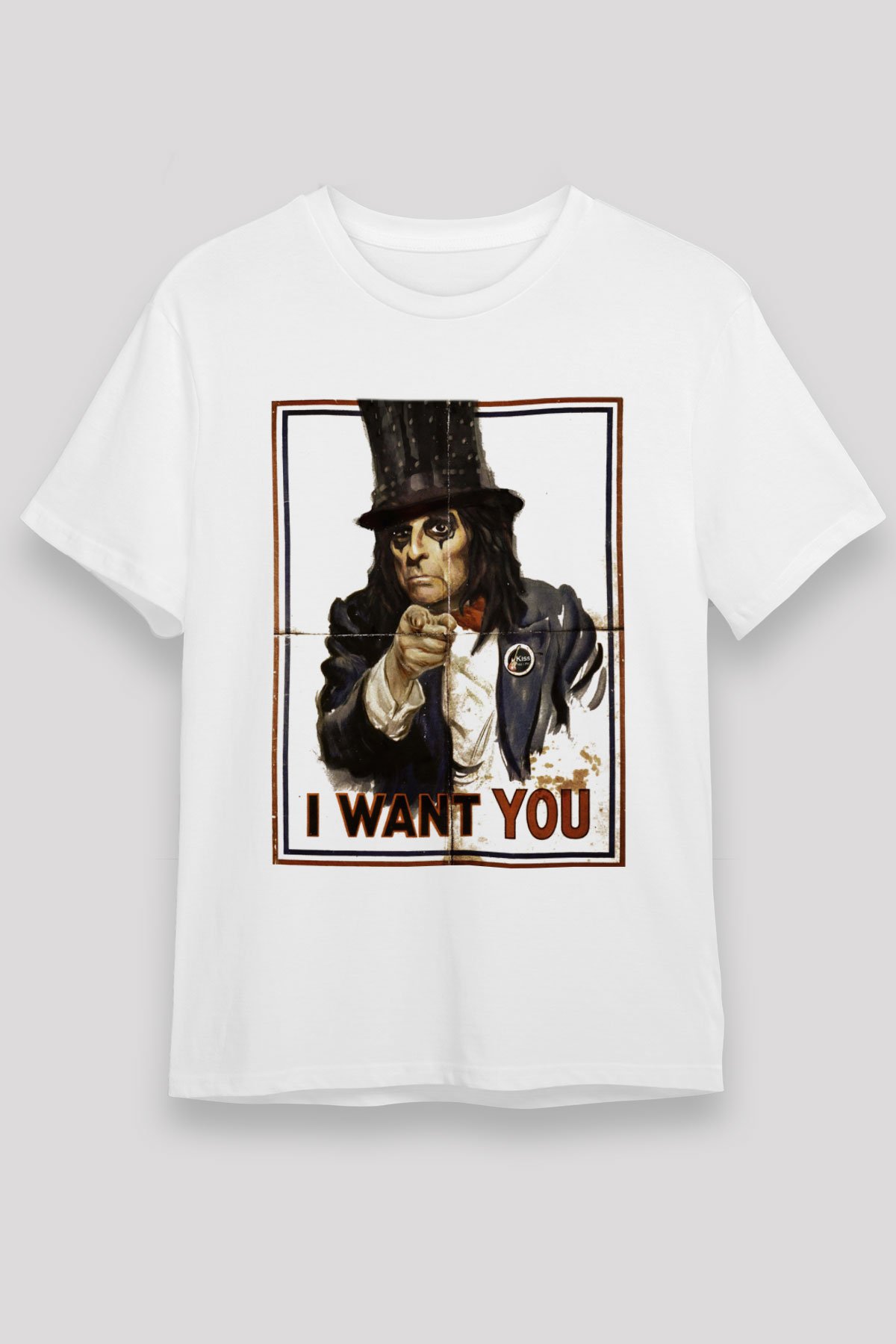 Alice Cooper White Unisex Tee - STREETWEAR