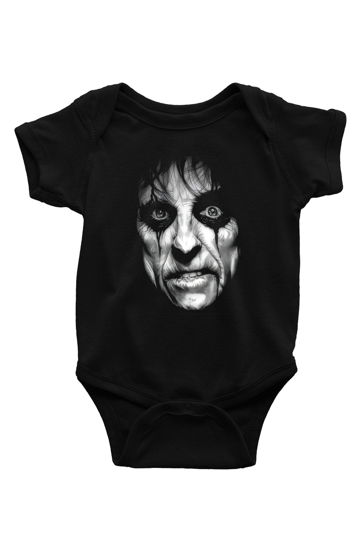 Alice Cooper Siyah Bebek Body - Zıbın