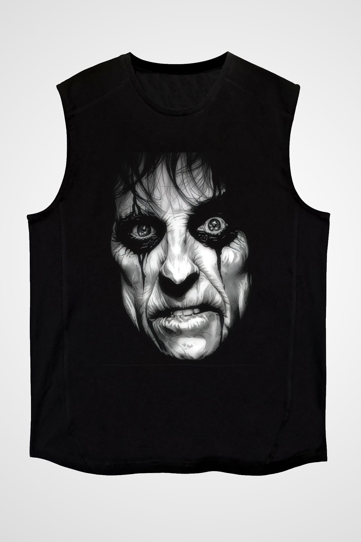 Alice Cooper Siyah Unisex Kolsuz Tişört