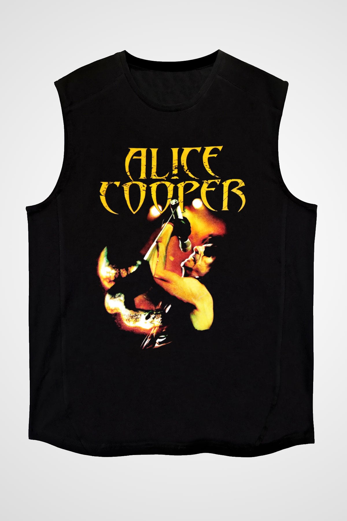 Alice Cooper Siyah Unisex Kolsuz Tişört