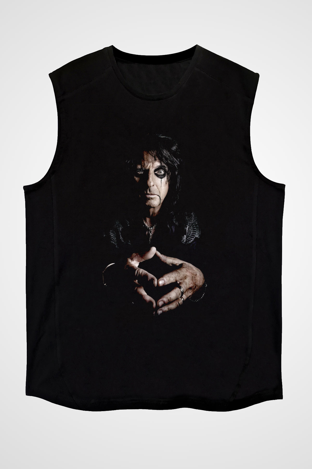 Alice Cooper Siyah Unisex Kolsuz Tişört