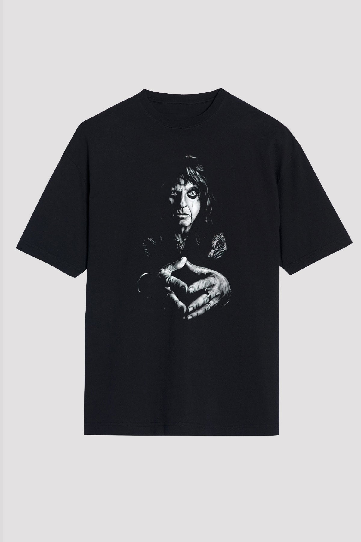 Alice Cooper Siyah Unisex Tişört T-Shirt - TişörtFabrikası