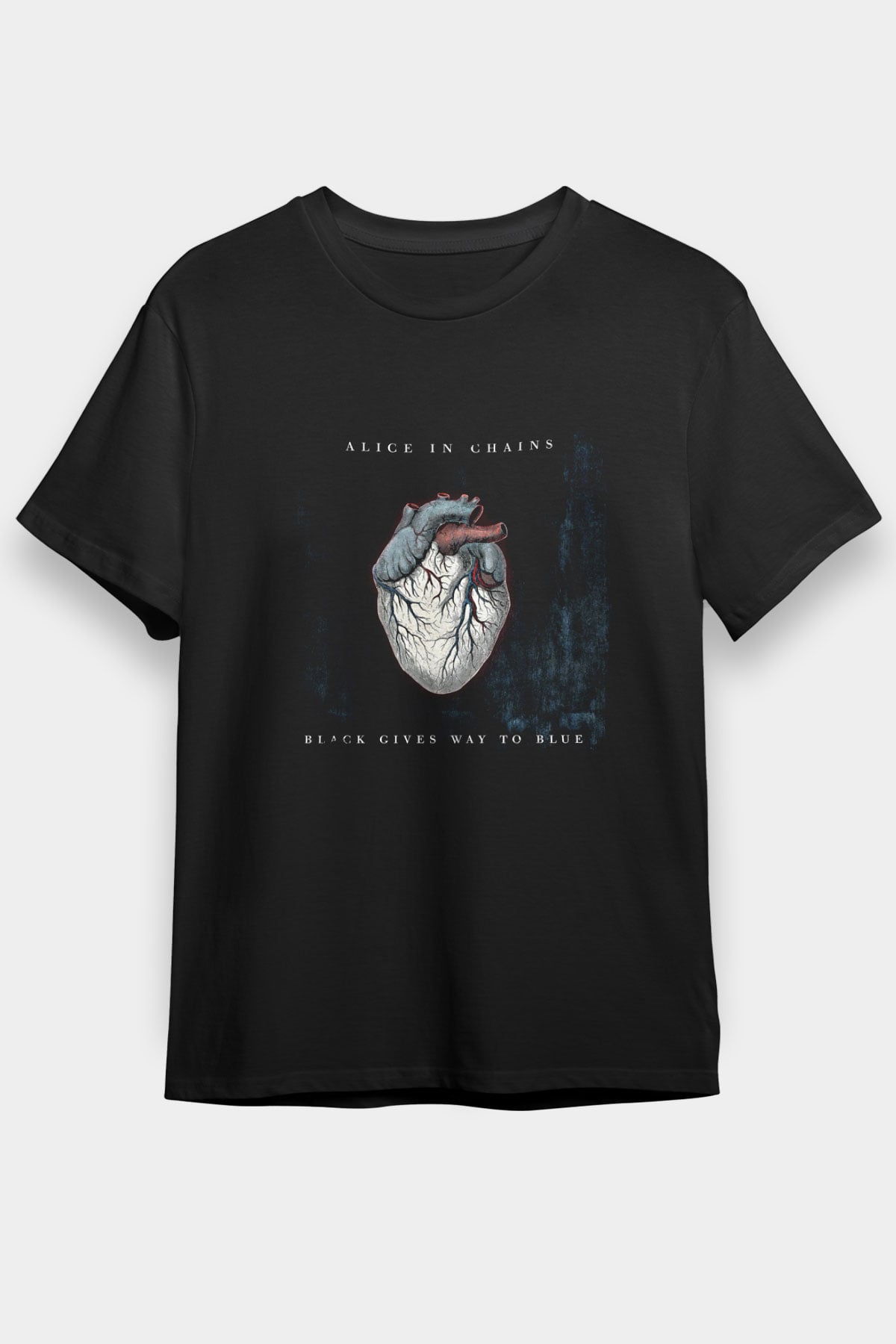 Alice in Chains Baskılı Unisex Siyah Tişört