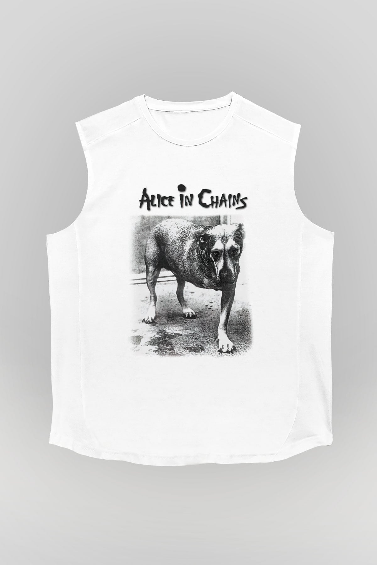 Alice in Chains Beyaz Unisex Kolsuz Tişört