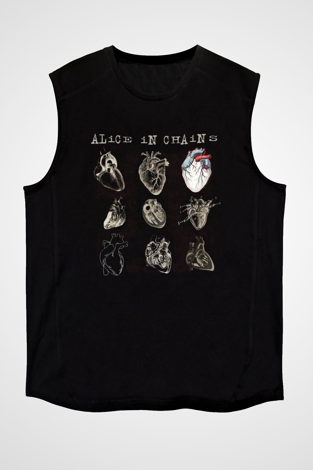 Alice in Chains Siyah Unisex Kolsuz Tişört