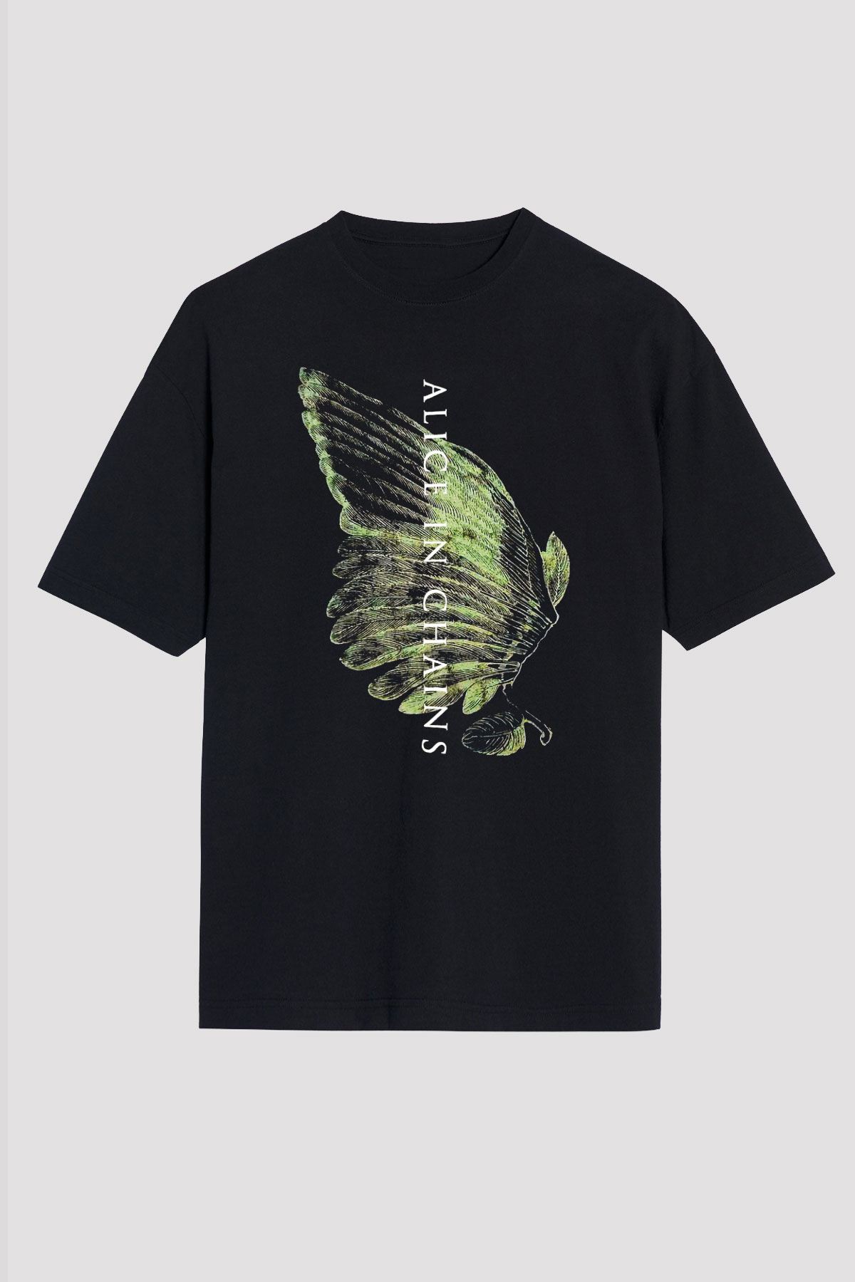 Alice in Chains Siyah Unisex Oversize Tişört T-Shirt