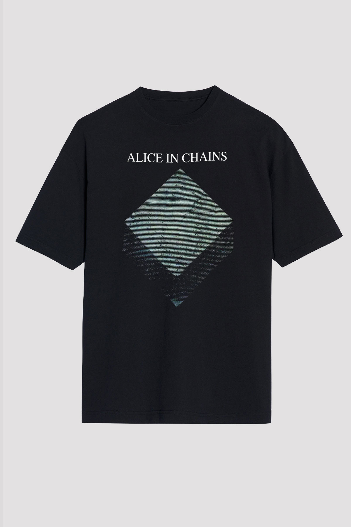 Alice in Chains Siyah Unisex Oversize Tişört T-Shirt