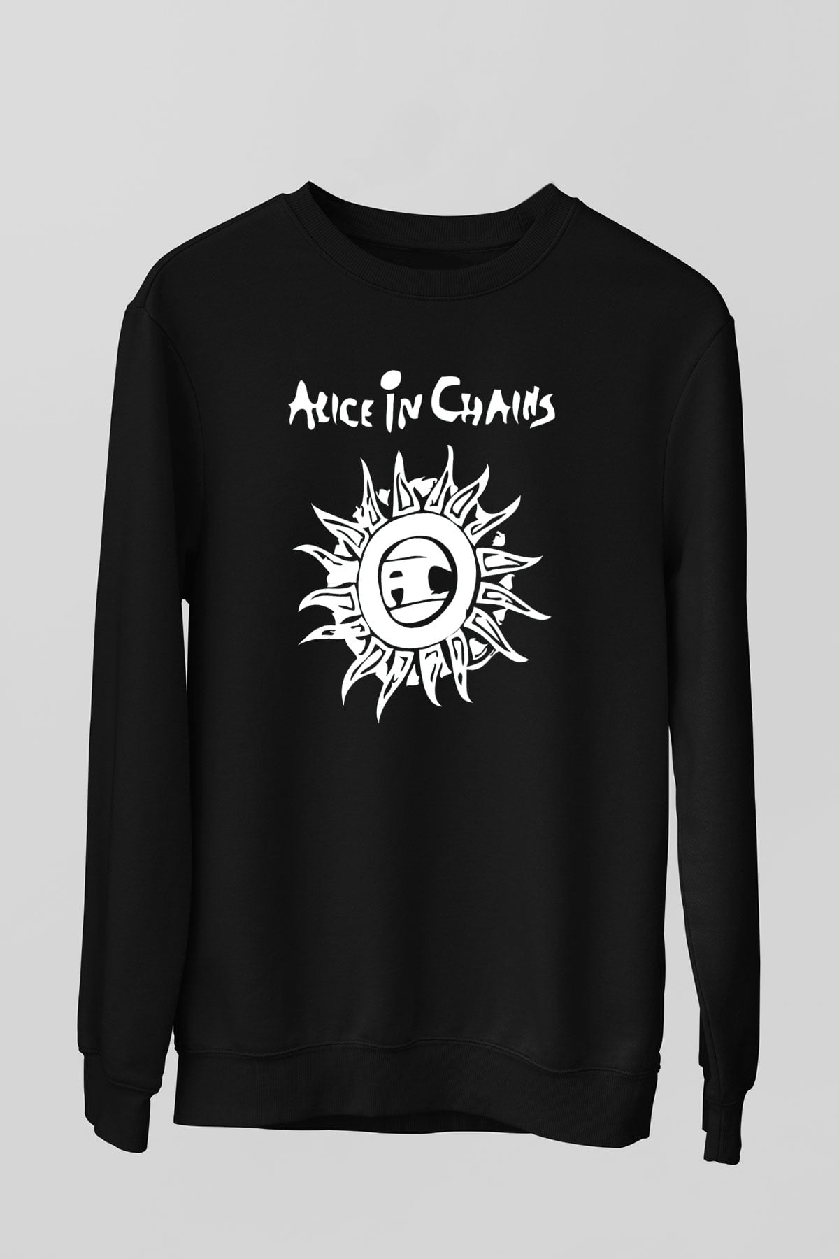 Alice in Chains Siyah Unisex Sweatshirt