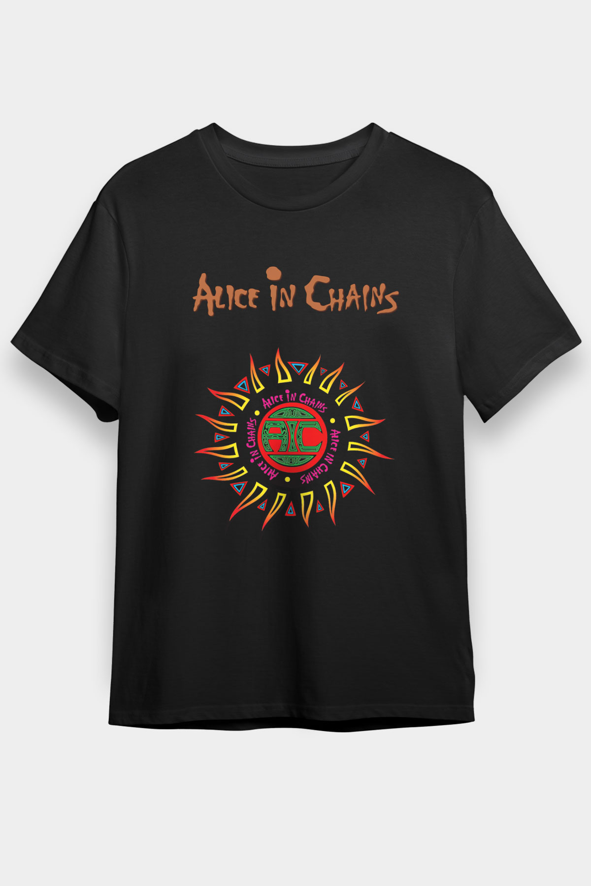 Alice in Chains Black Unisex Tee - STREETWEAR