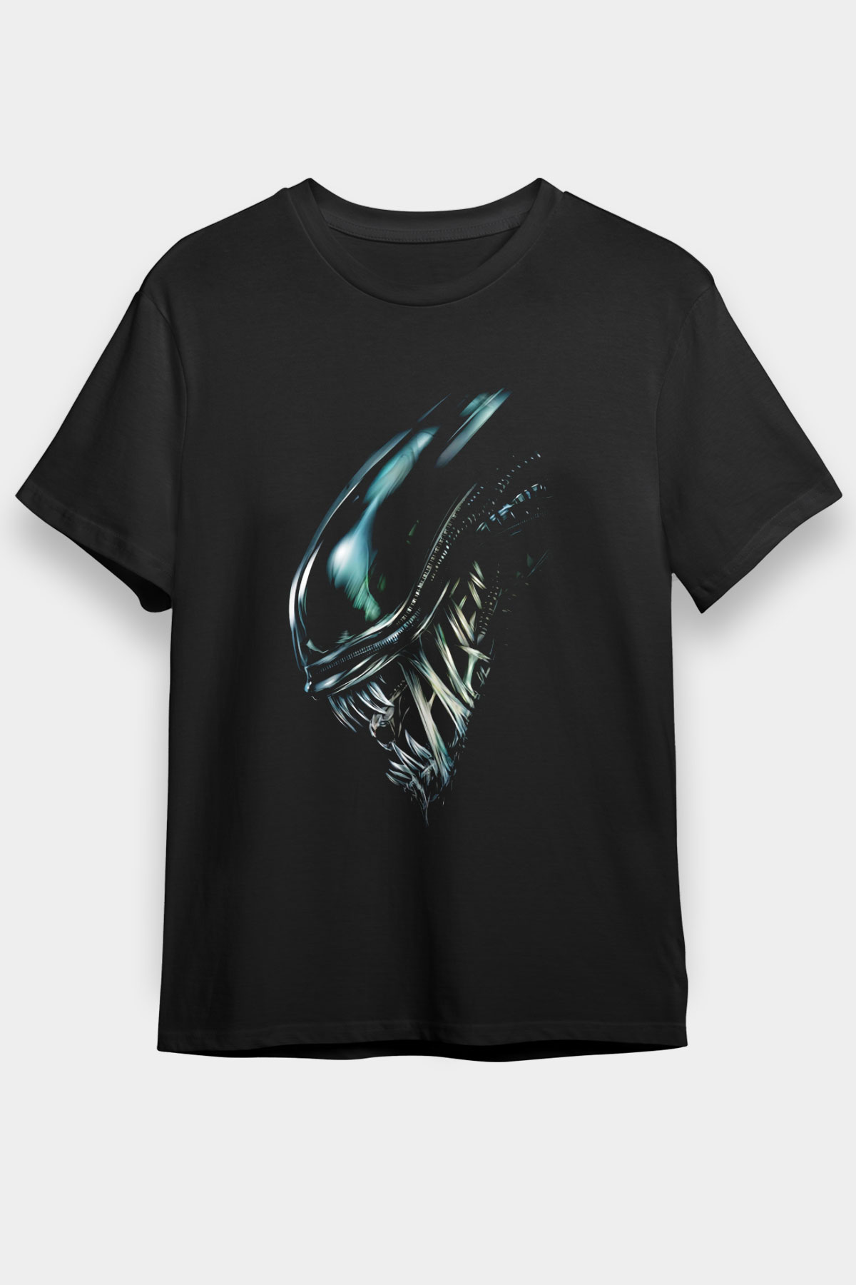 Alien Siyah Unisex Graphic Tee - STREETWEAR