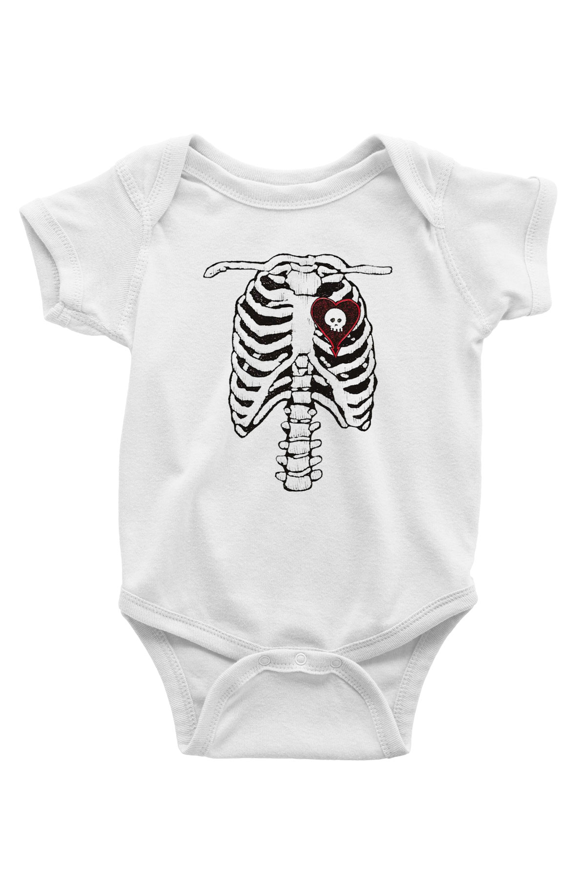Alkaline Trio Baskılı Beyaz Unisex Bebek Body - Zıbın