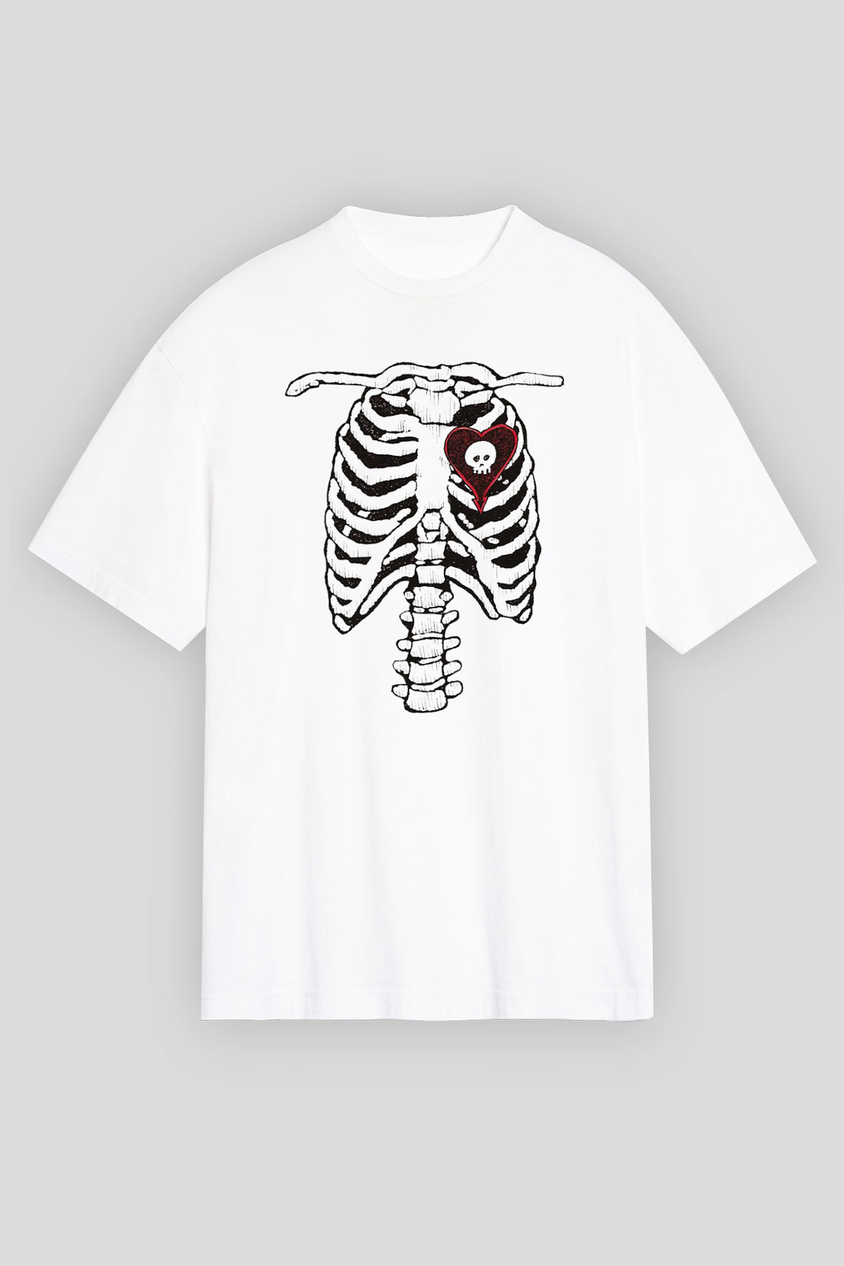 Alkaline Trio Beyaz Unisex Oversize Tişört T-Shirt