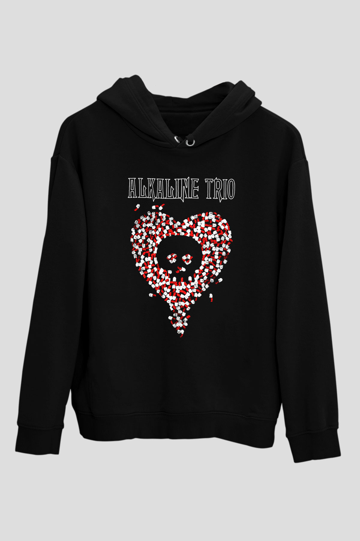 Alkaline Trio Siyah Unisex Hoodie