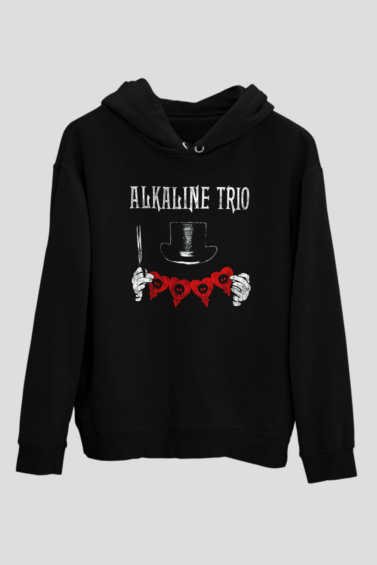 Alkaline Trio Siyah Unisex Hoodie