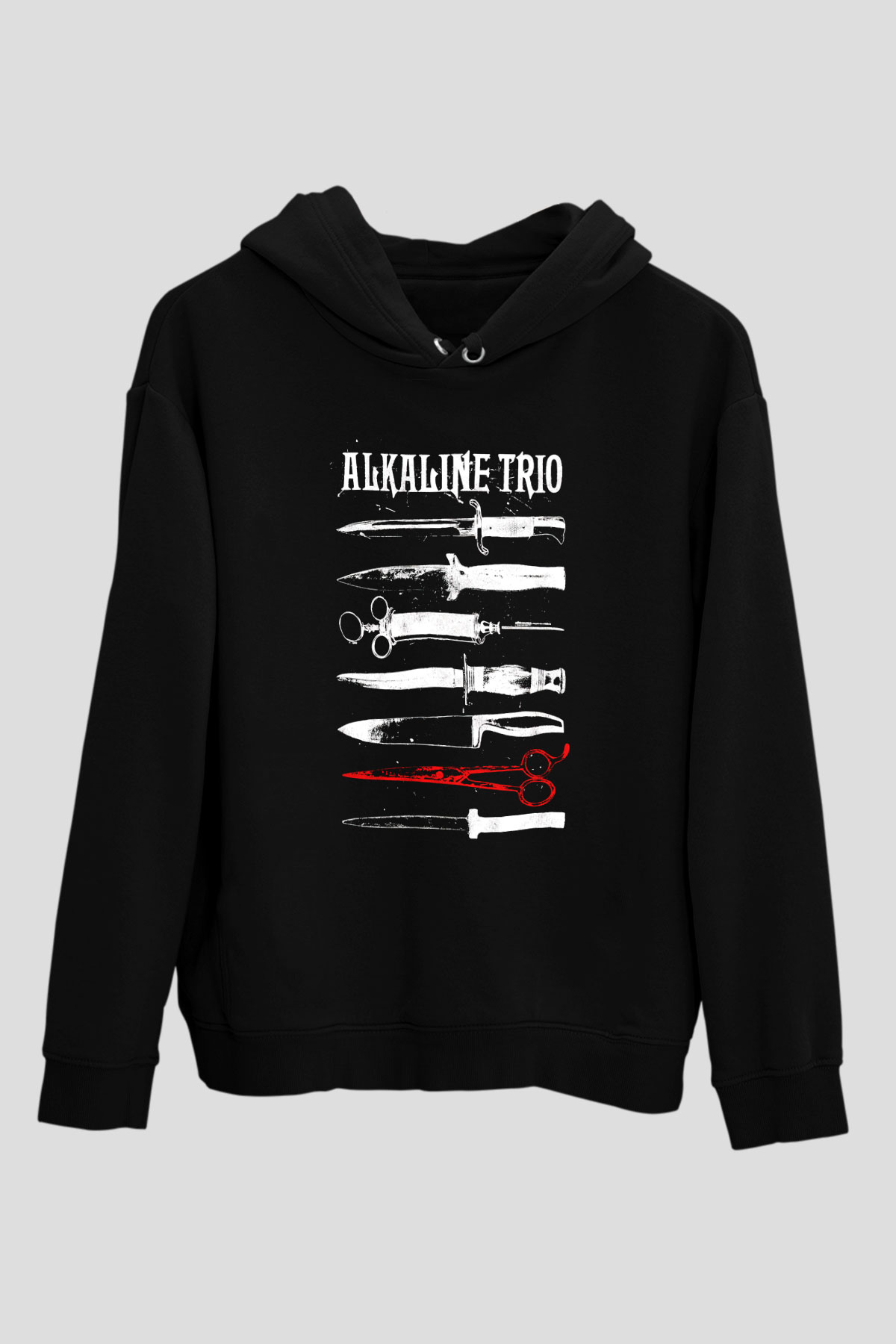 Alkaline Trio Siyah Unisex Hoodie