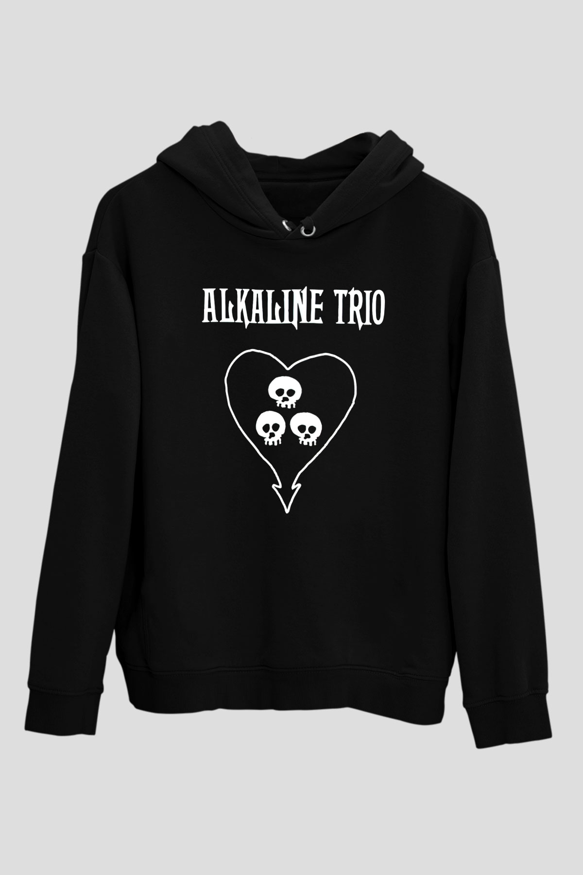 Alkaline Trio Siyah Unisex Hoodie