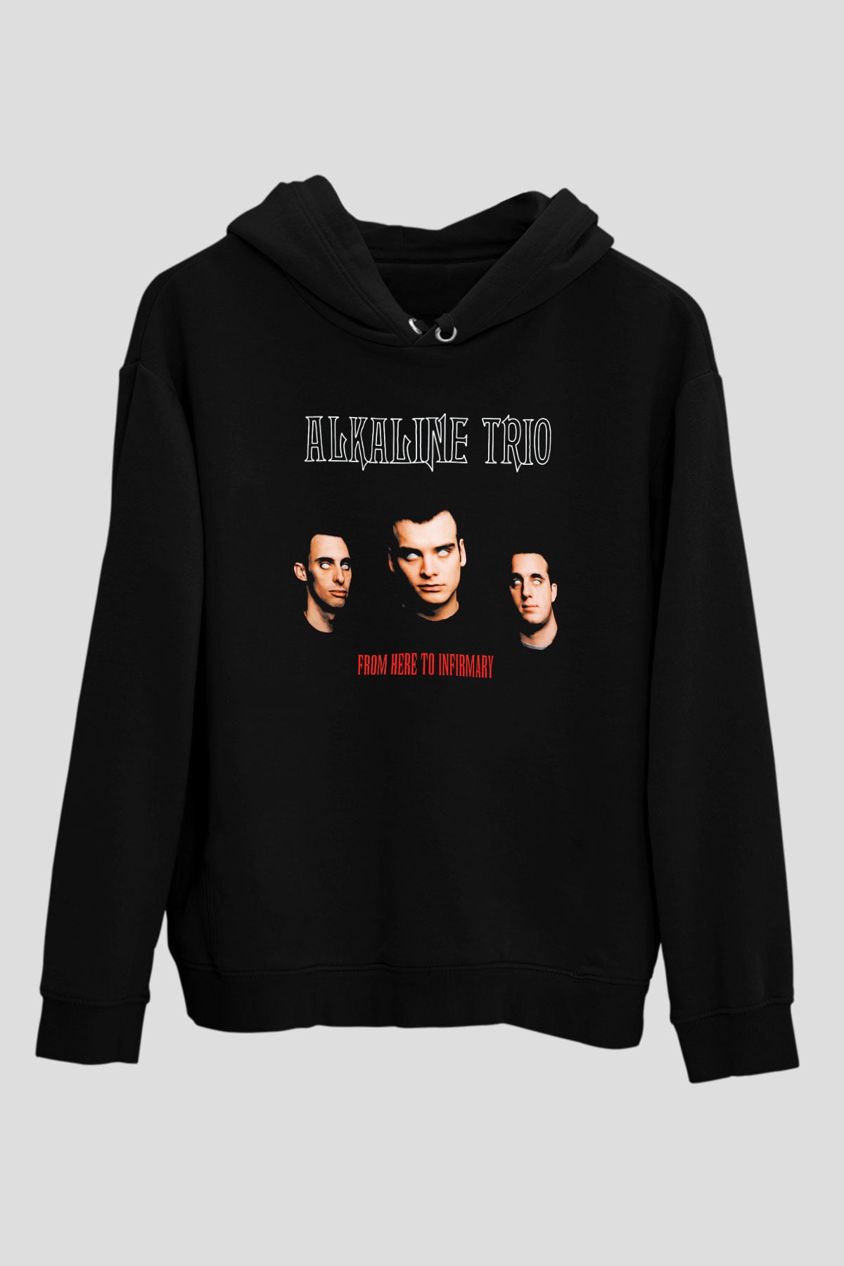 Alkaline Trio Siyah Unisex Hoodie