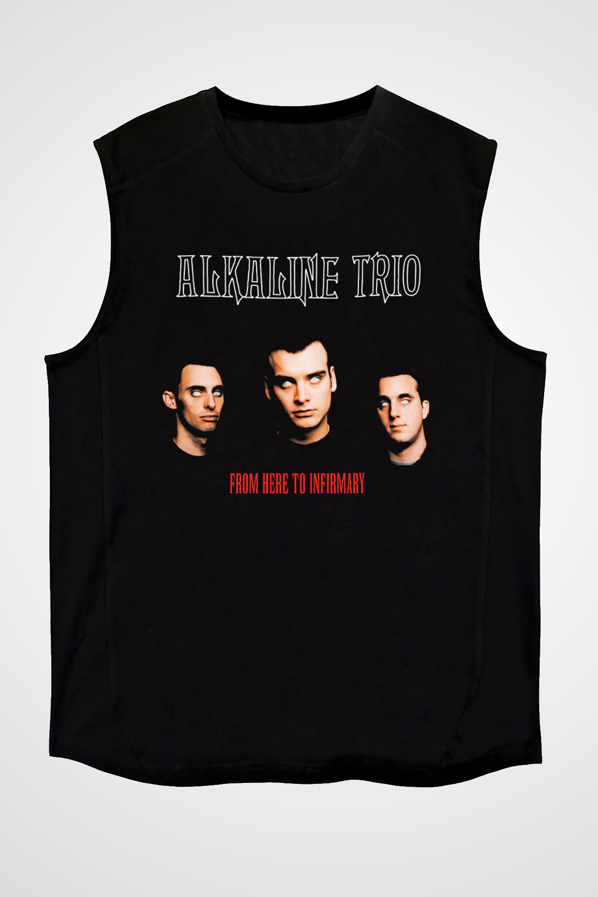 Alkaline Trio Siyah Unisex Kolsuz Tişört