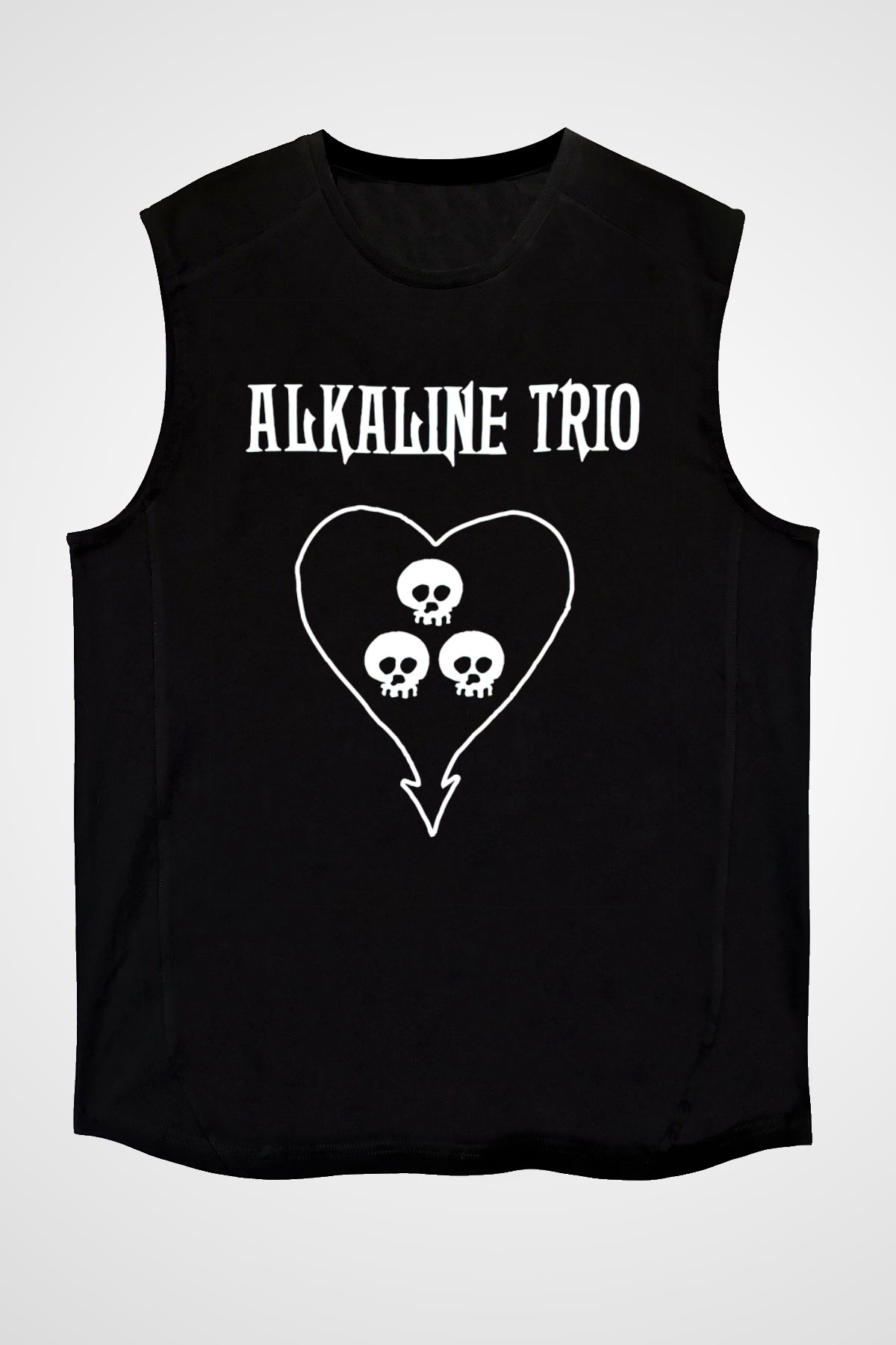 Alkaline Trio Siyah Unisex Kolsuz Tişört
