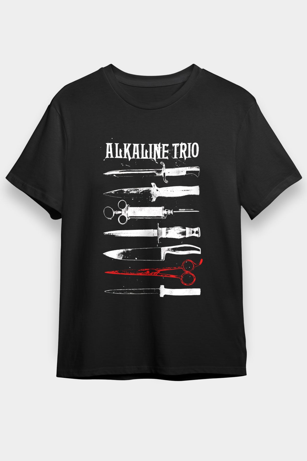 Alkaline Trio Siyah Unisex Tişört T-Shirt - TişörtFabrikası