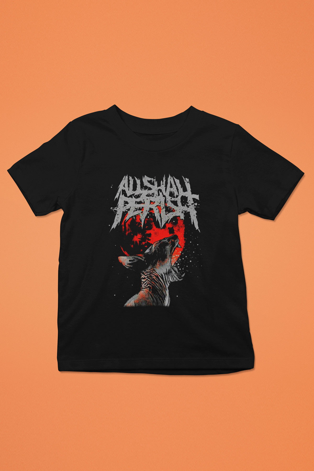 All Shall Perish Baskılı Siyah Unisex Çocuk Tişört