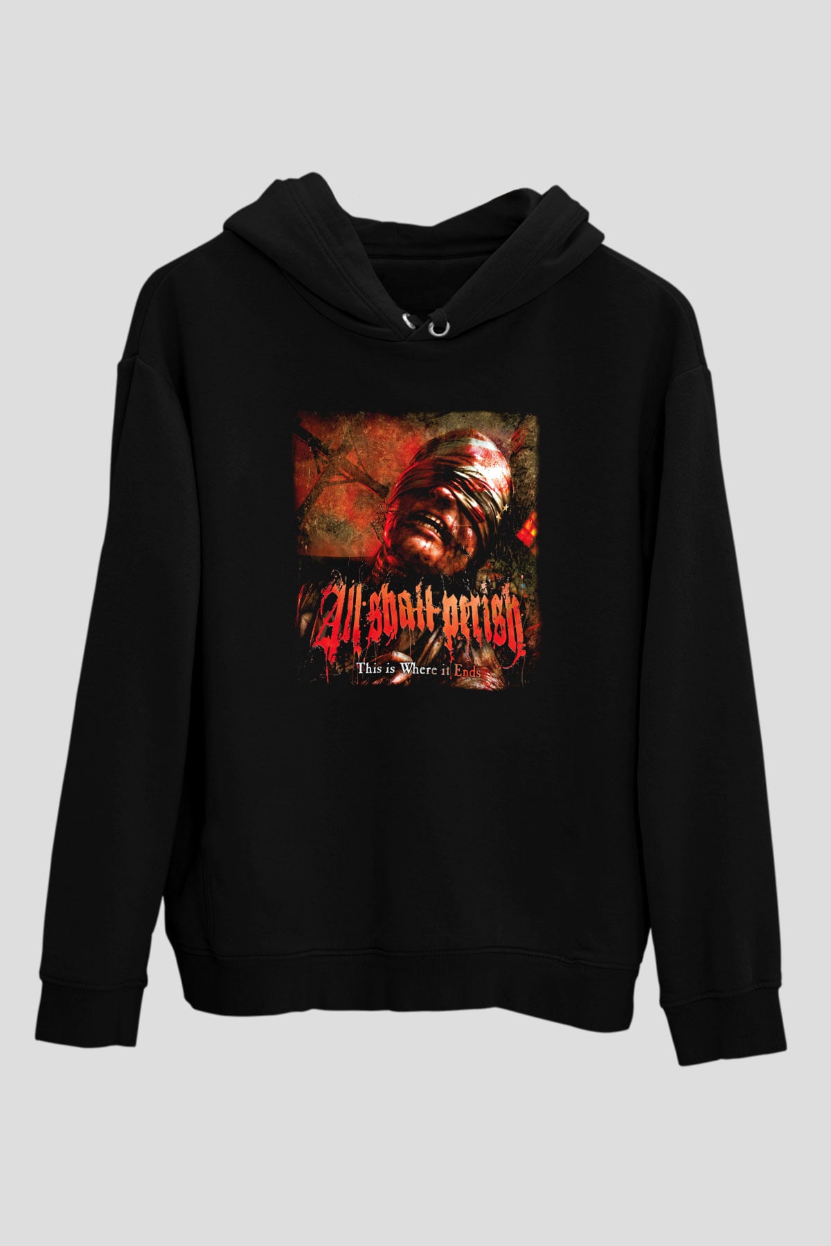 All Shall Perish Siyah Unisex Hoodie