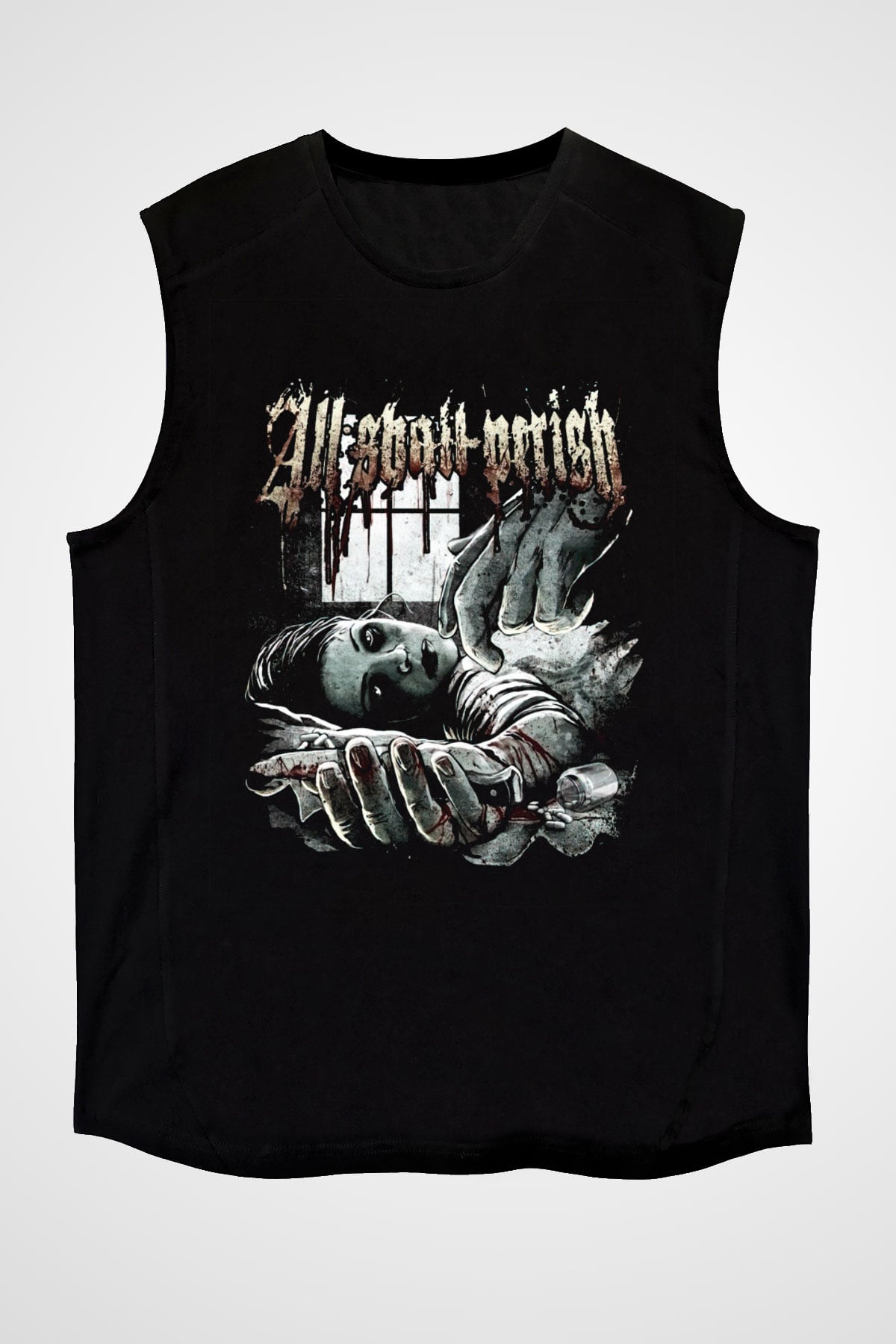 All Shall Perish Siyah Unisex Kolsuz Tişört