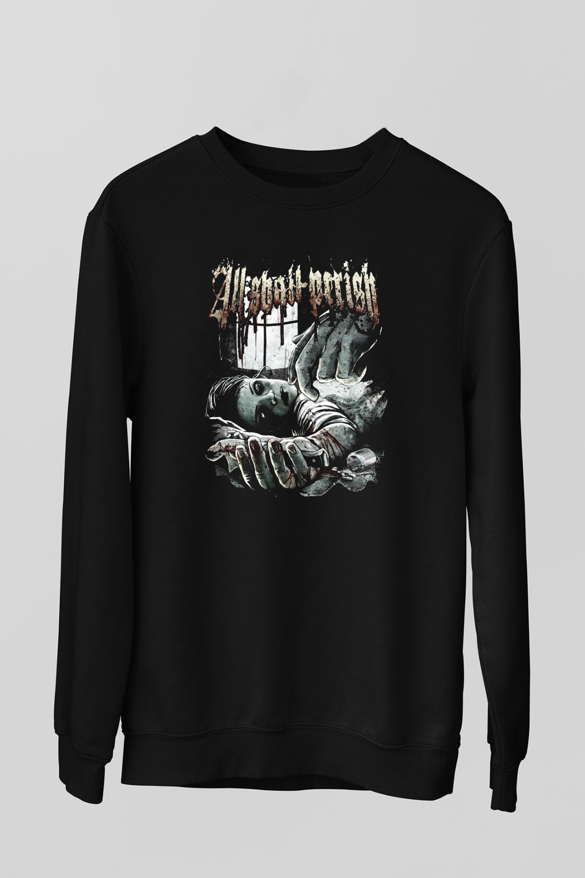 All Shall Perish Siyah Unisex Sweatshirt