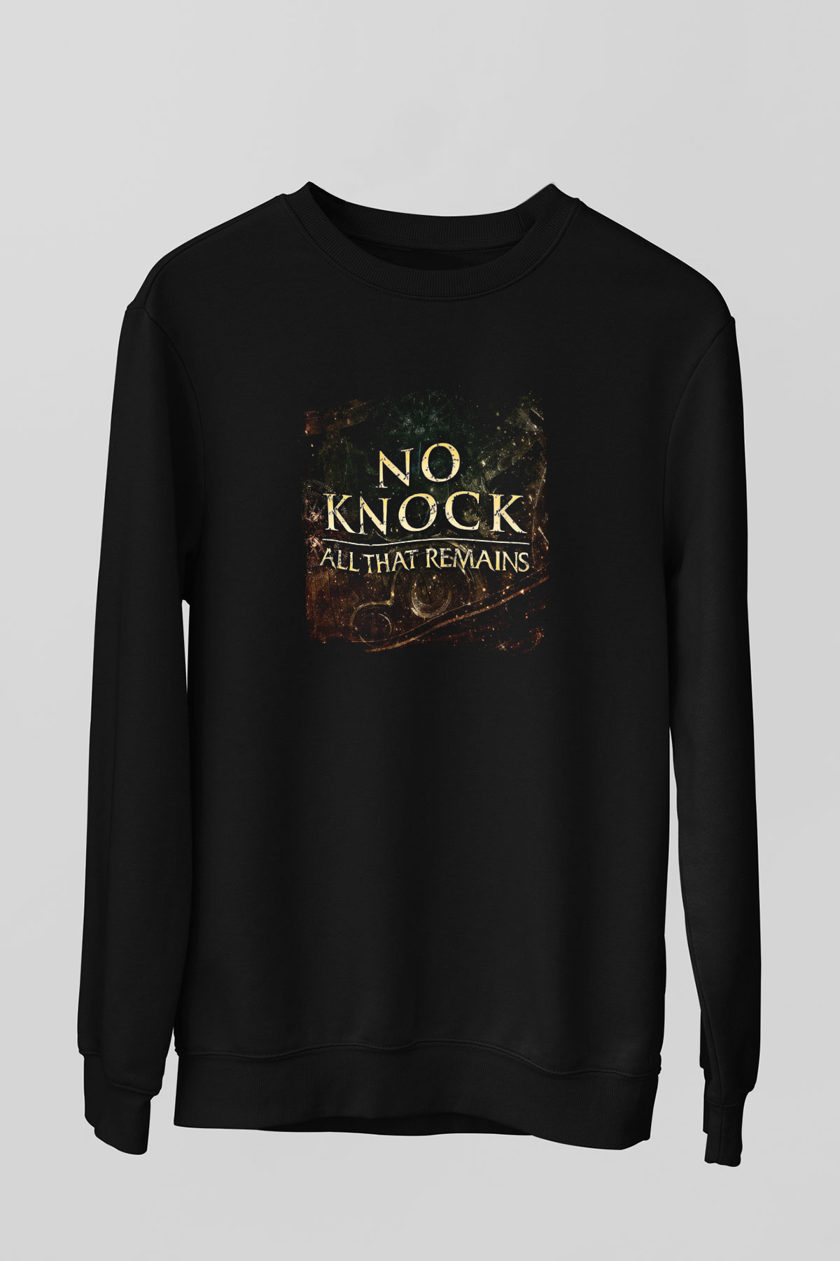 All That Remains Baskılı Unisex Siyah Sweatshirt