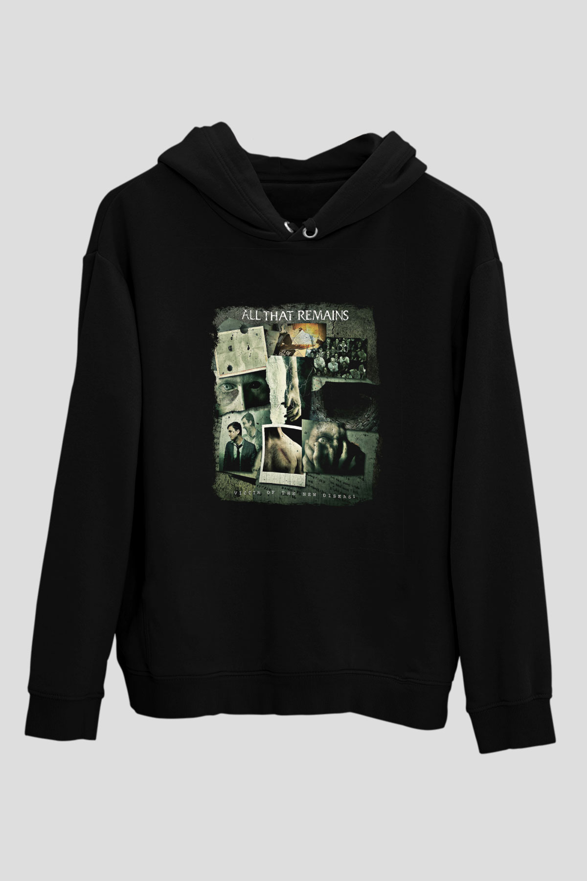 All That Remains Baskılı Unisex Siyah Hoodie