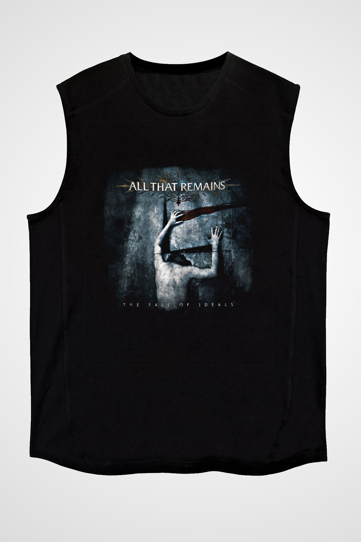 All That Remains Baskılı Unisex Siyah Kolsuz Tişört