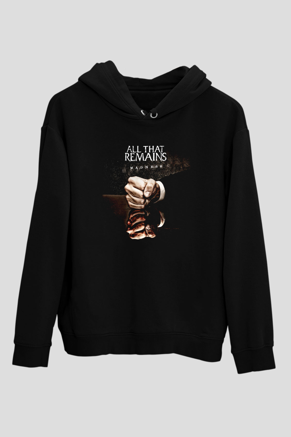 All That Remains Siyah Unisex Kapüşonlu Sweatshirt