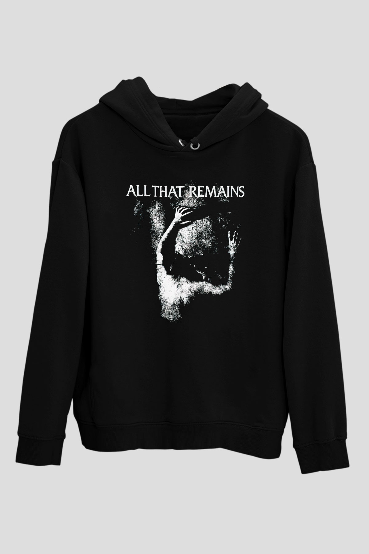 All That Remains Siyah Unisex Kapüşonlu Sweatshirt