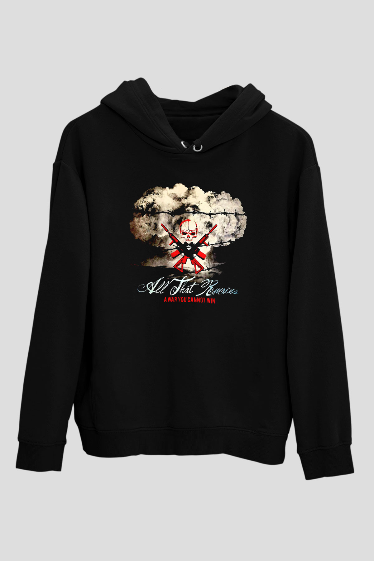 All That Remains Siyah Unisex Kapüşonlu Sweatshirt