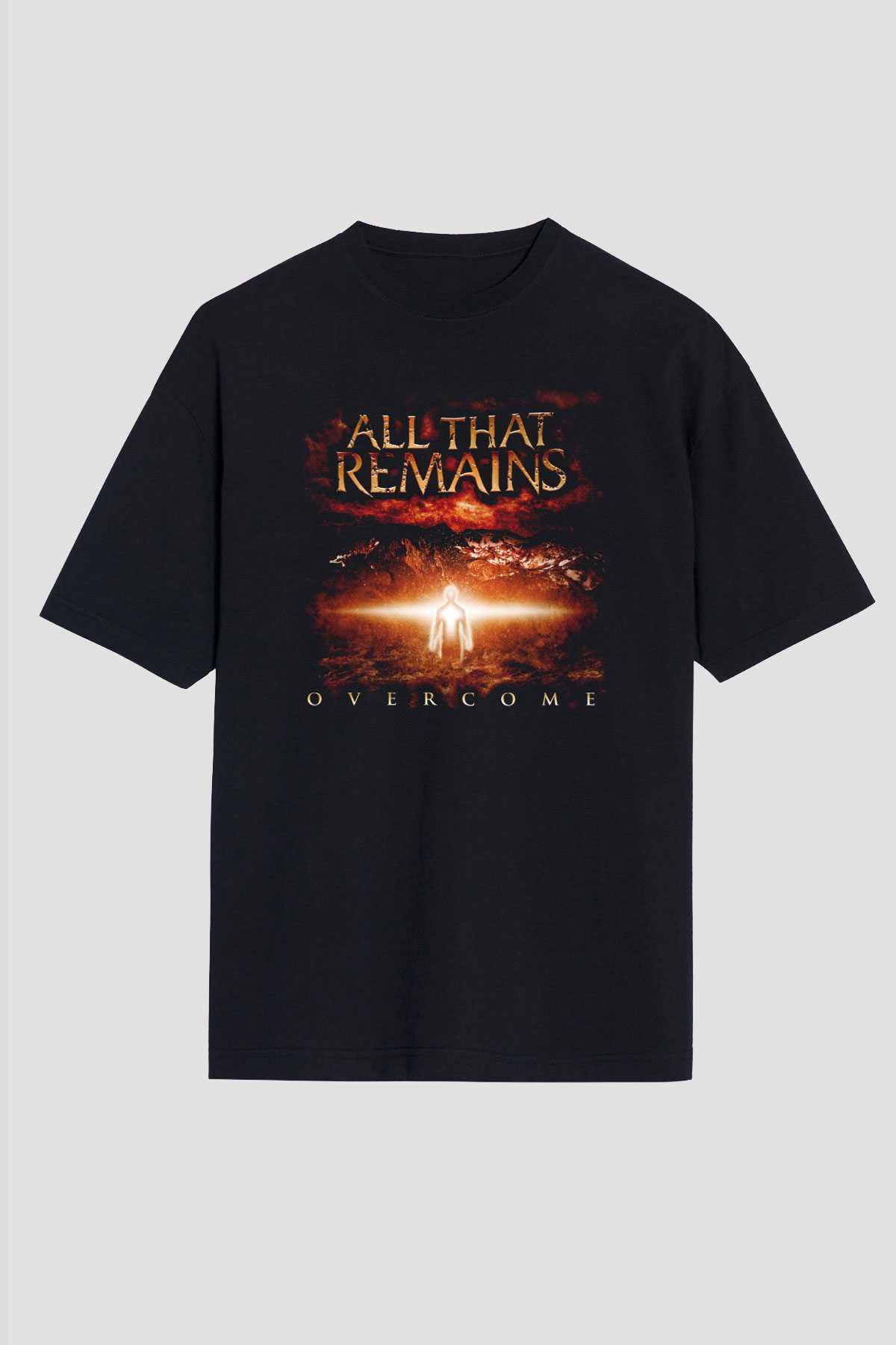 All That Remains Siyah Unisex Oversize Tişört T-Shirt