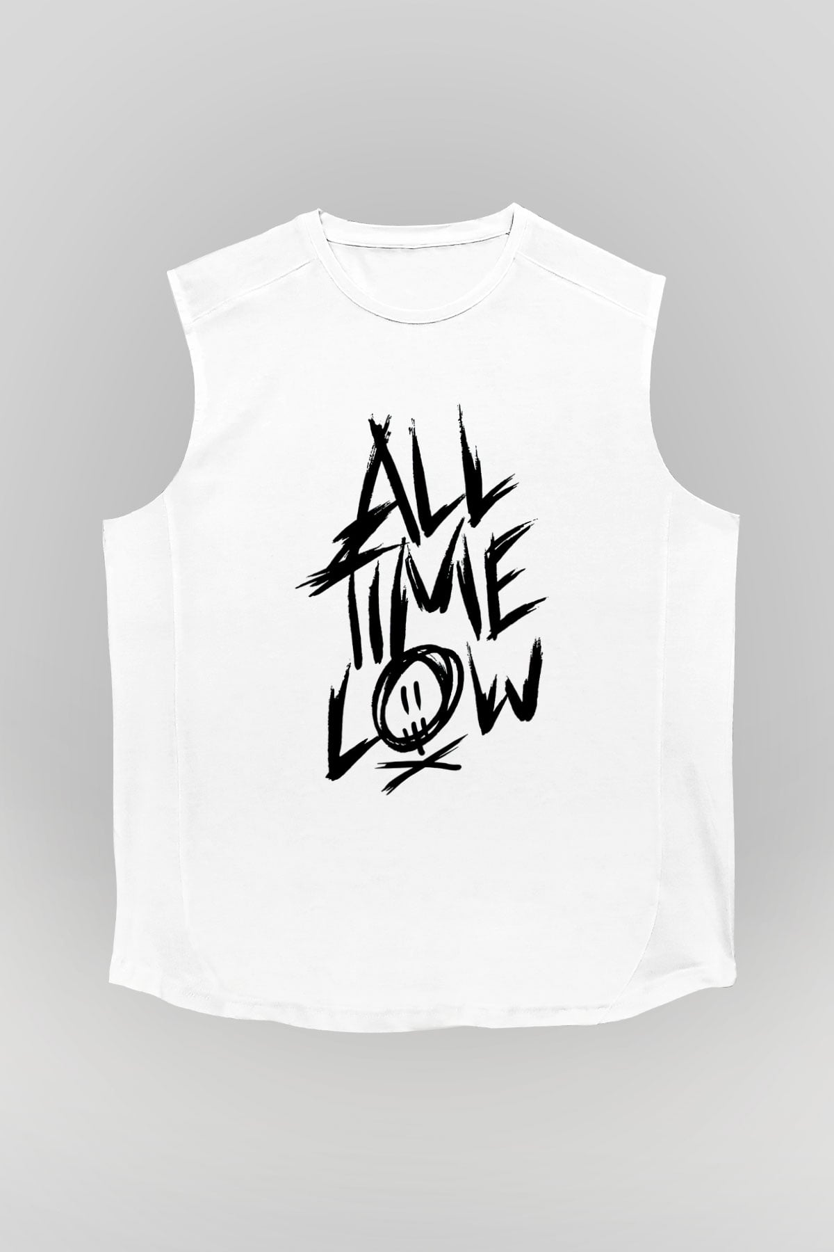 All Time Low Beyaz Unisex Kolsuz Tişört
