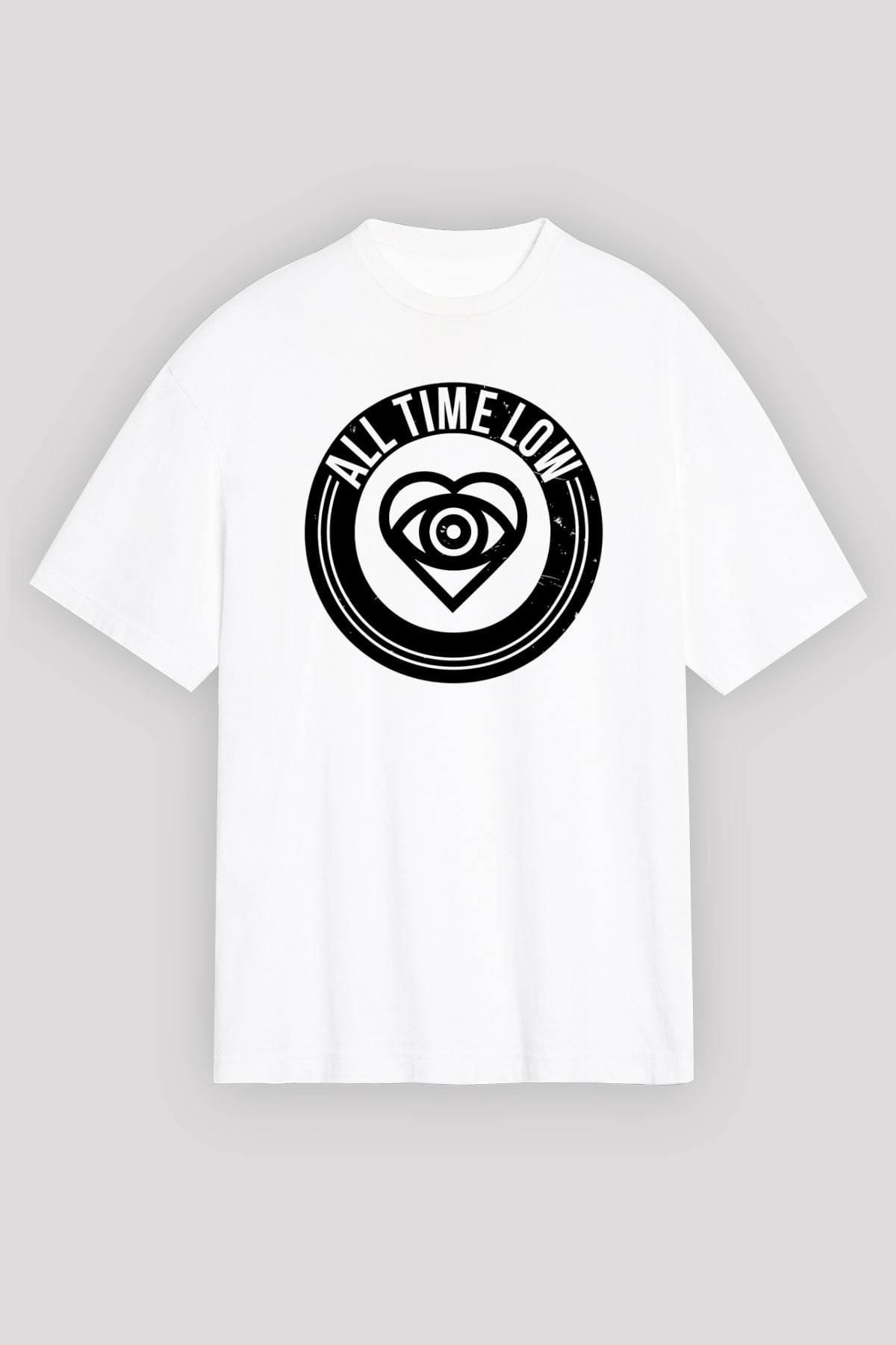All Time Low Beyaz Unisex Tişört T-Shirt - TişörtFabrikası