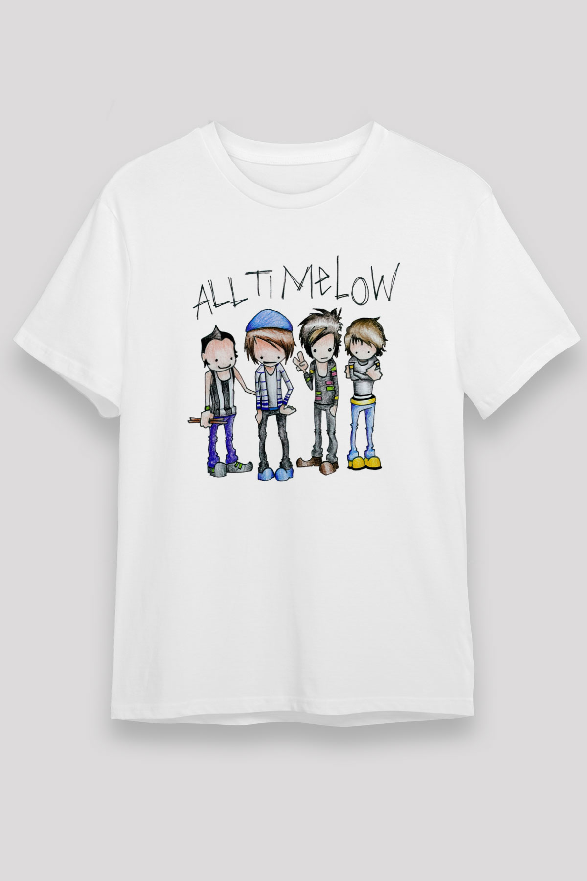 All Time Low White Unisex Tee - STREETWEAR