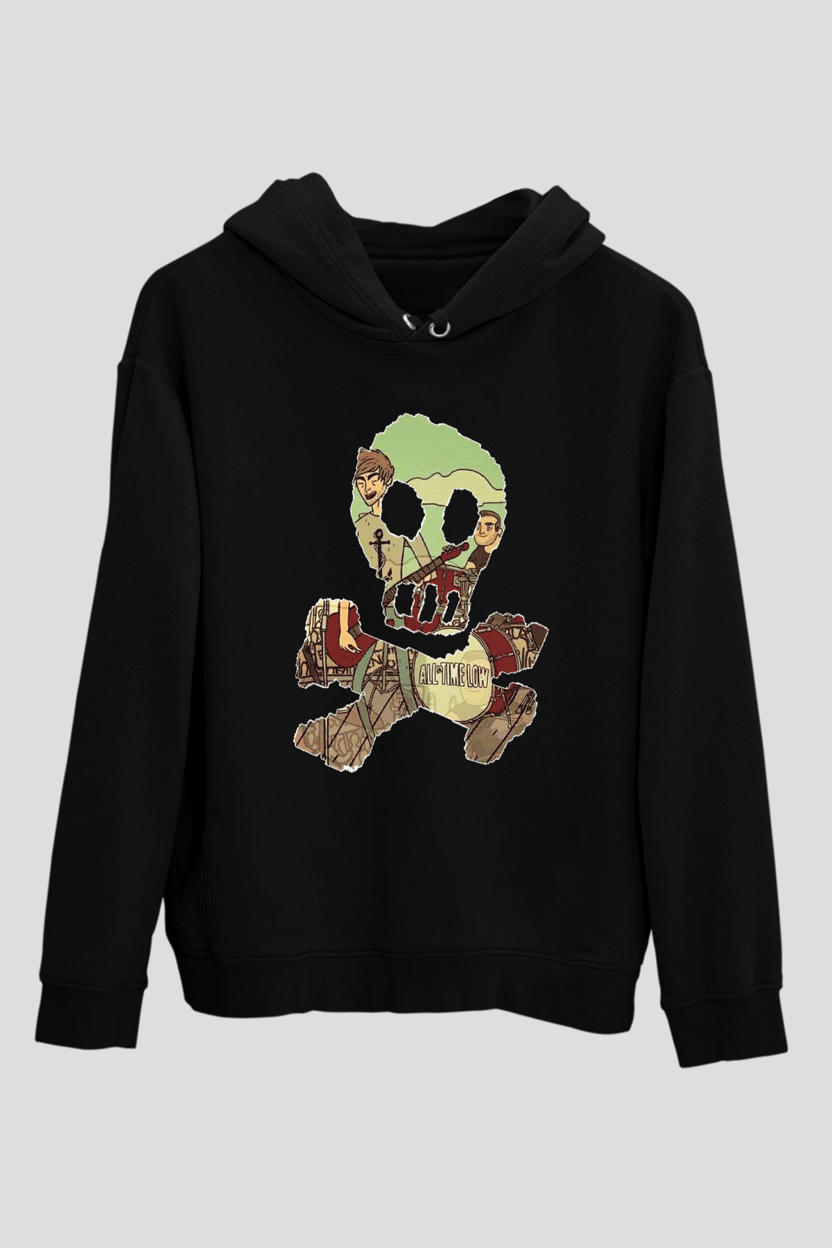 All Time Low Siyah Unisex Hoodie