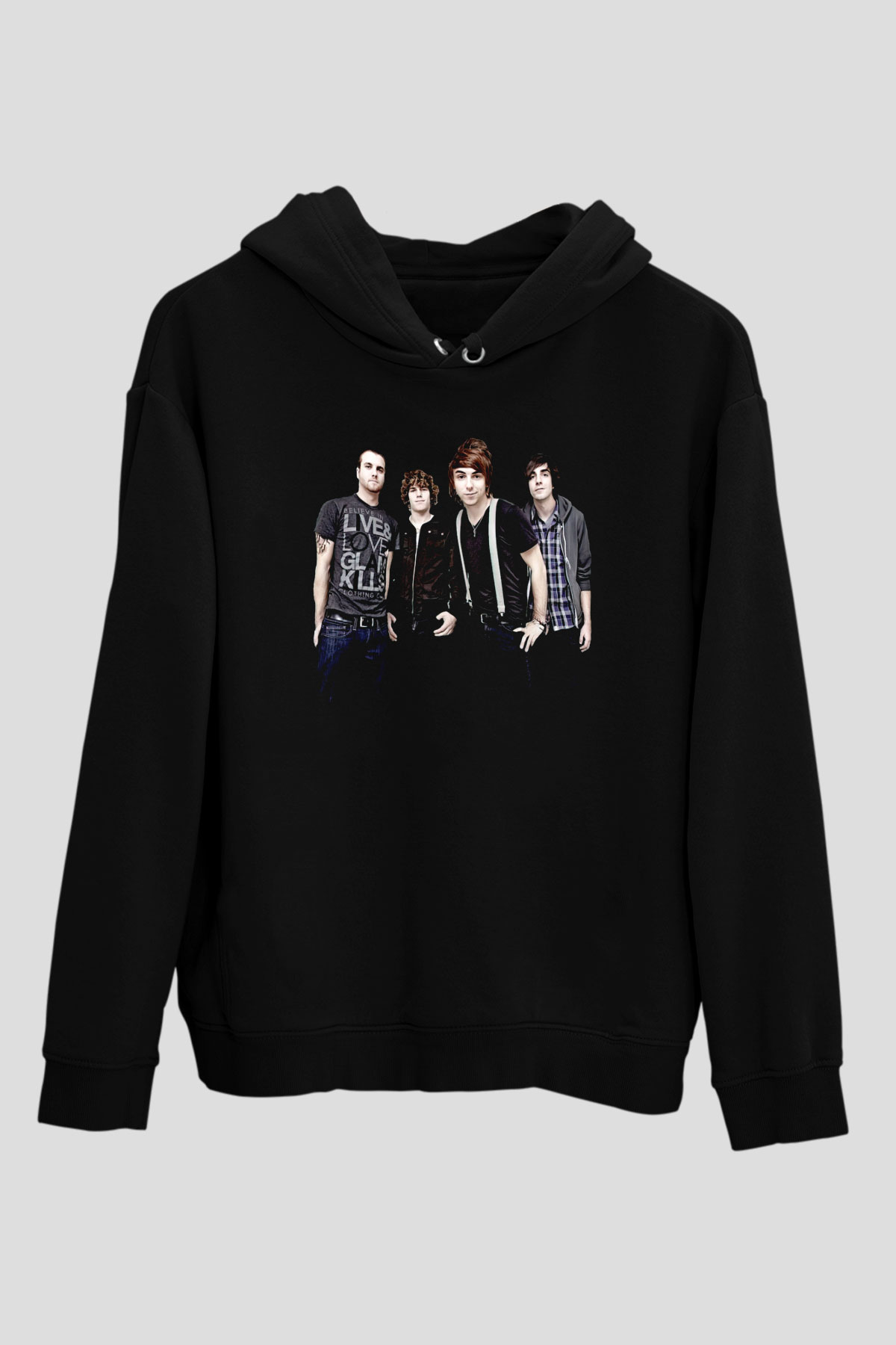 All Time Low Siyah Unisex Kapüşonlu Sweatshirt